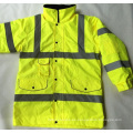 Chaquetas de seguridad 100% poliéster Hi Vis Meet En, precio del fabricante